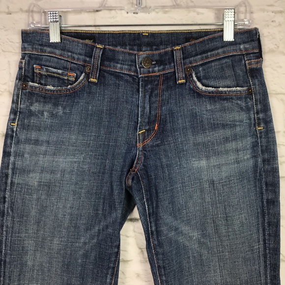 Citizens Of Humanity Kelly Low Waist Crop Cropped Lowrise Jeans Size 27 - Picture 3 of 8